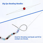 BUTUZE Tatting Shuttle Kit, 10 PCS Plastic Tatting Shuttle with Beading Needles Crochet Hooks Knitting Needles Big Eye Needles Tatting Needles for DIY Hand Lacemaking Craft Tool Weave Yarn Set - size: 10 PCS