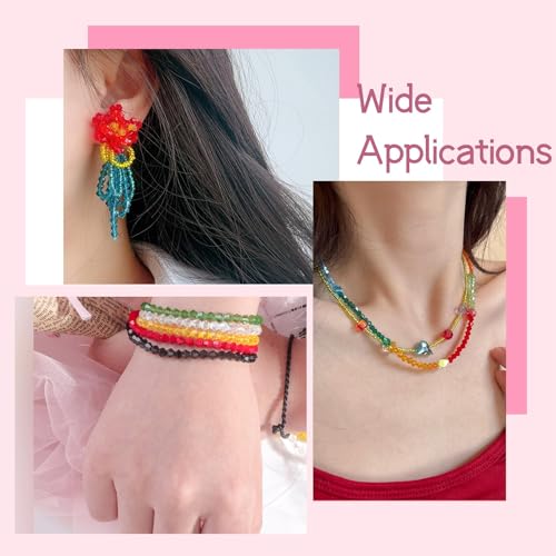 Stiesy 4mm Bicone Crystal Beads 10 Strands, Electroplated Faceted Bicone Glass Beads Spacer for DIY Jewelry Making, Bracelet Stringing and Craft Supplies - color: Bicone-10 Colors-10strands