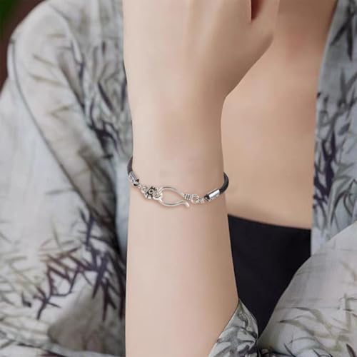 Craftdady 20 Sets Antique Silver S Hook Eye Clasps Tibetan Metal Toggle Clasps Closure End Clasps for Bracelet Necklace Jewelry Making - color: Antique Silver, 24x11mm