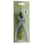 The Beadsmith 3-Step Round and Flat Nose Parallel Plier, Loops 1, 1.5, 2mm, 5.5 inches (140mm) Steel tool for jewelry making, with spring - style: 3-Step Round/Flastnose - 140mm