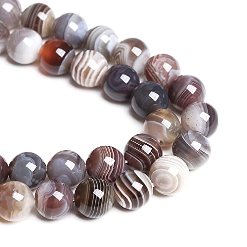 4MM 88PCS Natural Gemstone Stone Botswana Sardonyx Agate Beads for Jewelry Making DIY Bracelet - color: Botswana Sardonyx Agate, size: 4mm