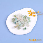 GEM-Inside 27Pcs 8x12mm Natural Blue Tianshan Jasper Stone Gemstone Faceted Freeform Tube Column Chakra Beads for Jewelry Making Full 15" Strand Power Energy Healing - color: Blue Tianshan