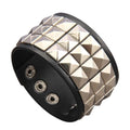 GelConnie Leather Cuff Bracelet Punk Braided Bracelets Rock Leather Wristbands Faux Mens Leather Bracelet Gothic Viking Bangle Adjustable Wrap Bracelet for Women,Men - color: Cuff Leather Bracelet