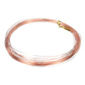 uxcell Pure Copper Wire 99.99% 24 Gauge 0.5mm 10m/33 ft Soft Craft Copper | Tarnish Resistant Jewelry Wire for Jewelry Making Beading DIY Crafts Supplies,Copper - size: 24 Gauge 0.5mm