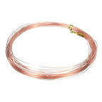 uxcell Pure Copper Wire 99.99% 24 Gauge 0.5mm 10m/33 ft Soft Craft Copper | Tarnish Resistant Jewelry Wire for Jewelry Making Beading DIY Crafts Supplies,Copper - size: 24 Gauge 0.5mm