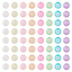 400Pcs 6mm Acrylic Beads Frosted Pony Bead Candy Color Small Pastel Beads Round Kandi Bead Spacers for Crafts DIY Necklace Bracelets Keychain Lanyards Jewelry Making Supplies - color: 8 Colors, Round