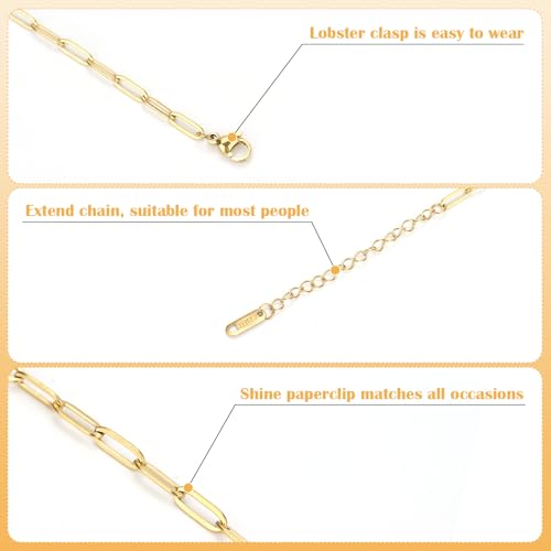 Comkrivy 128 Pcs Charm Bracelet Necklace Kit, 18K Gold & Silver Plated Chains, Adjustable Charm Bracelet Chain Necklace Set for DIY Jewelry Making, Includes 100 Pcs Open Jump Rings