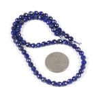 6mm Lapis Faceted Gemstone Round Loose Beads Strand 15.5-16" DIY Jewelry Making - color: Lapis