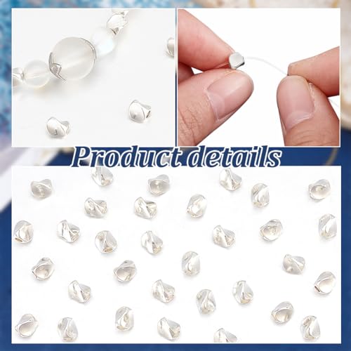 PH PandaHall 50PCS 925 Sterling Silver Beads for Jewelry Making, 4.5mm Triangle Brass Spacer Beads Long-Lasting Plated Loose Beads for Bracelet Necklace Earring Jewelry Making, Hole: 1.8mm - color: 925 Sterling Silver