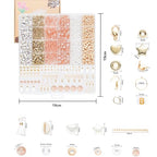 Xylise 6mm/8mm Crackle Glass Beads Bracelet Making Kit Crystal Glass Beads Jewelry Making Kit, Friendship Bracelet kit for DIY Crafts Gifts - color: Two-tone orange