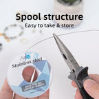 Art3d 20 Gauge Stainless Steel Wire, Bendable Soft Crafting Wire for Jewelry Making Earring Beading DIY Wrapping Sculpting - 120 FT Silver - color: Stainless Steel, size: 20 Gauge / 120 Ft