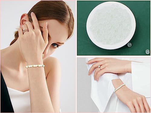 900PCS 6mm Matte White Frosted Round Glass Beads Bracelet Space Loose Smooth Beads for Jewelry Making, Earring, Necklaces, Keychains, Lanyards & Adult Crafting - size: 6mm White #360