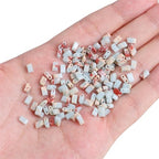 Beadia Natural Shoushan Stone Tila Beads 5x2mm Rectangle 2-Hole Spacer Beads for DIY Bracelet Earring Making 15"/Strand - color: Shoushan Stone, size: 5x2mm