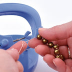 Beadalon Knot-A-Bead, Tabletop Knotter Tool, Blue