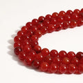 45pcs 8mm Red Dragon Vein Agate Agate Beads Natural Gemstone Beads Round Loose Beads for Jewelry Making - color: Red Dragon Vein Agate, size: 8mm