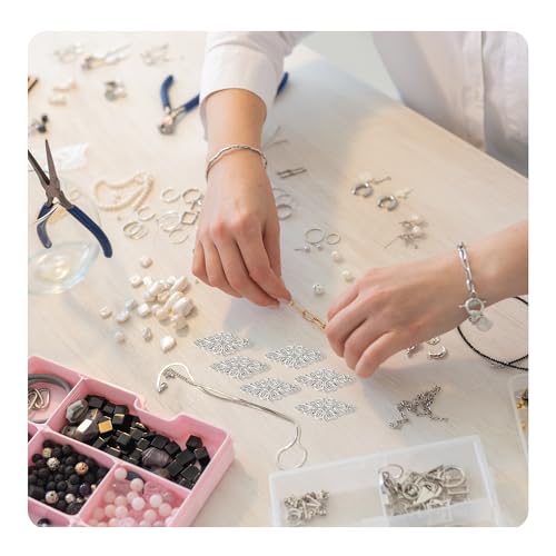 Hollow Filigree Charms - color: Antique Silver