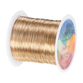 M METERXITY 0.3mm Jewelry Wire, 28 Gauge 328FT Craft Wire Copper Beading Wire for Jewelry Making/Planting/Weaving/DIY Crafting, Soft Metal Wires [100M, Champagne Gold] - color: Champagne Gold, size: 0.3mm 28 Gauge