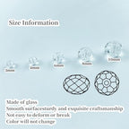50pcs Crystal Glass Beads 10mm Faceted Rondelle Glass Spacer Beads with Hole for Bracelets Necklace Earring DIY Jewelry Making Craft(Crystal Clear) - color: Crystal Clear, size: 10mm