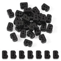 Craftora 30Pcs 20mm Black Large Letter Beads, Acrylic Big Alphabet Beads, Jumbo Initial Letter B Bead with Large Hole for Friendship Bracelets Keychain Bag Charms Shoelaces - color: Letter B