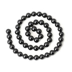 45PCS 8mm Black Smooth Polish Onyx Agate Gemstone Round Loose Beads for Jewelry Making 1 Strand 15" - color: Black Onyx, size: 8mm 45PCS