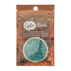 John Bead 25g Cylin Beads Transparent Teal Caribbean AB 11/0 Glass Cylindrical Seed Beads for Jewelry Bracelets Necklaces Earrings Making Embroidery - color: Transparent Teal Caribbean AB