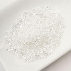 John Bead 25g Cylin Beads Crystal Luster 11/0 Glass Cylindrical Seed Beads for Jewelry Bracelets Necklaces Earrings Making Embroidery - color: Transparent Crystal Luster