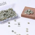 Natural Spectrolite Disk Stone Spacer Beads 6x2mm 38cm/str Flat Rondelle Loose Semi Gemstone Caps for Making Bracelets Necklace - color: Spectrolite