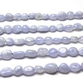 MJDCB Natural Irregular Shape Stone Beads 6-8mm Blue Lace Agate Gemstone Energy Cured for Jewelry Making Necklaces - color: Blue Lace Agate
