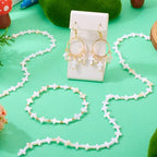 Beadthoven 40pcs Cross Shell Beads Natural Freshwater Shell Rosary Cross Bead Charm Mini Religious Jesus Christian Loose Beads DIY Rosary Necklace Easter Jewelry Making Supplies White 9.5-10x6.5mm - color: Shell cross 10mm