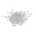 uxcell 1000Pcs Crimp Tube Beads, 1.5x1.5mm Brass Tube Crimp End Spacer Beads Tiny Stoppers for Bracelet Jewelry Making DIY, Silver Tone - color: Silver Tone, size: 1.5x1.5mm