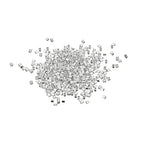 uxcell 1000Pcs Crimp Tube Beads, 1.5x1.5mm Brass Tube Crimp End Spacer Beads Tiny Stoppers for Bracelet Jewelry Making DIY, Silver Tone - color: Silver Tone, size: 1.5x1.5mm
