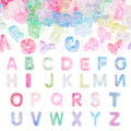 FASHEWELRY 52Pcs Large Hole Letter Acrylic Beads Iridescent Clear Big Plastic Letter Blocks European Beads 3D Letters Initial A-Z Alphabet Bead for Keychains Necklace DIY Arts Craft - color: Random Clear, size: A - Z
