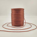 2 mm 330 Feet Satin Nylon Cord String for Jewelry Making Bracelet Necklaces Beading Thread Rattail Macrame Kumihimo Chinese Knot Craft - size: Brown