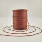 2 mm 330 Feet Satin Nylon Cord String for Jewelry Making Bracelet Necklaces Beading Thread Rattail Macrame Kumihimo Chinese Knot Craft - size: Brown
