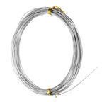 M METERXITY 20 Gauge Stainless Steel Craft Wire, 0.8mm 32.8 ft Bendable Floral Snare Wire for Jewelry Making/Sculpting/Armature Crafting/Floral Bonsai/DIY Crafts - size: 20 Gauge x 32.8 ft