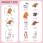 Beadthoven 16Pcs Resin Cat and Dog Charms 8 Styles 3D Cute Animal Pendants Kawaii Puppy Kitty Dangle Charms with Loop for Necklace Bracelet Earrings Jewelry Making DIY Crafts Hang Ornaments - color: Cat and Dog 8 Styles