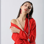15 Pairs Wholesale Clip on Earrings for Women Trendy,Lightweight Clipon Earrings for Women in Silver Tone - style: Style C