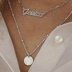 KYUNHOO 32.8 Feet/10M Silver Satellite Bead Chain 304 Stainless Steel Chain for Jewelry Making Women Necklace Chain Bulk DIY Crafts Jewelry Supplies with Lobster Clasps and Jump Rings - color: Bead Silver