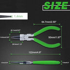 SPEEDWOX Mini Round Nose Pliers for Jewelry Making - 5 Inch Small Wire Looping Pliers with Tapered Jaw and Micro Fine Precision Tips - Professional Beading and Craft DIY Tools - style: Round Nose Pliers