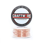 Solid Bare Copper Wire Round,Bright,Dead Soft,100 Feet 26 Gauge (Choose 25 to 100 Ft,10 to 30 Ga.) - size: 26 Gauge - 100 Feet Spool