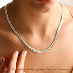 3PCS Gold Necklaces for Women,Chunky Statement Gold Plated Necklace Stack Layered Sterling Silver Herringbone Chains for Women Dainty Trendy Silver Chains Stacked Jewelry Gifts - color: silver cuban necklace set