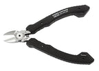 ENGINEER 4.75" Precision Mini Nippers Side Cutting Pliers, Professional Grade Flush Cutters, ESD Safe Grip Hardened Carbon Steel Jaws. Made in Japan. NS-04 - size: 120 mm