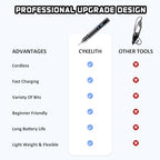 Cordless Engraving Pen Kit with Carrying Case, Rechargeable Electric Engraver Tool with 43 Accessories, 3-Speed Portable DIY Rotary Tool for Jewelry, Metal, Glass, Stone, Wood, Plastic, DIY Gift - size: 43pc