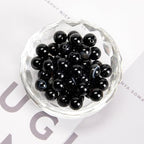 65Pcs 6mm Black Striped Agate Natural Round Loose Real Stone Beads Gemstone Genuine for DIY Hand Made Craft Jewelry Bracelet Earring Necklace String Making Energy Healing Power - color: Black Striped Agate, size: 6mm