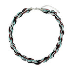Bocar Fashion Seed Beads Statement Collar Necklace for Women (NK-10408) - color: mix