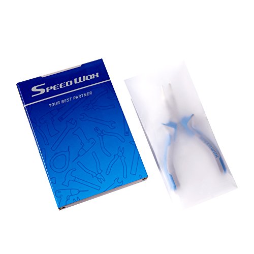 SPEEDWOX 5 Inches Bent Long Nose Pliers Mini Curved Needle Nose Pliers for jewelry Making 45 Degrees Bent Chain Nose Fine Pliers Functional Micro Professional Tool with Spring Chrome Vanadium Steel - style: 5" Bent Nose Plier