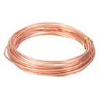 PATIKIL 99.9% Pure Copper Wire for Jewelry Making, 12 Gauge (2mm) Copper Craft Wire 14.8 Feet Beading Jewelry Making Supplies for Crafting Wreath Electroculture Gardening - size: 12 Gauge x 14.8 Feet