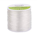 BEADIA Elastic Crystal String 1.0mm Clear Bead Cord for Bracelet Beading Jewelry Making 109yard - size: 1.0mm