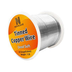 Tinned Copper Wire, 20 Gauge, 330Ft, 1Lb Spool, for Stained Glass, Crafting, Beading, Jewelry Making - size: 20 GA