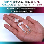 Counter Culture DIY Clear UV Resin, 32 oz, Quick Art Supplies for Coating & Casting, Great for Jewelry, Keychains - Epoxy Glue Cures Hard, No Sticky Residue - size: 32 oz